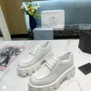Luxus Prada Rutschfeste Schuhe Plateauschuhe Lederschuhe Real Price perfekt einen eleganten