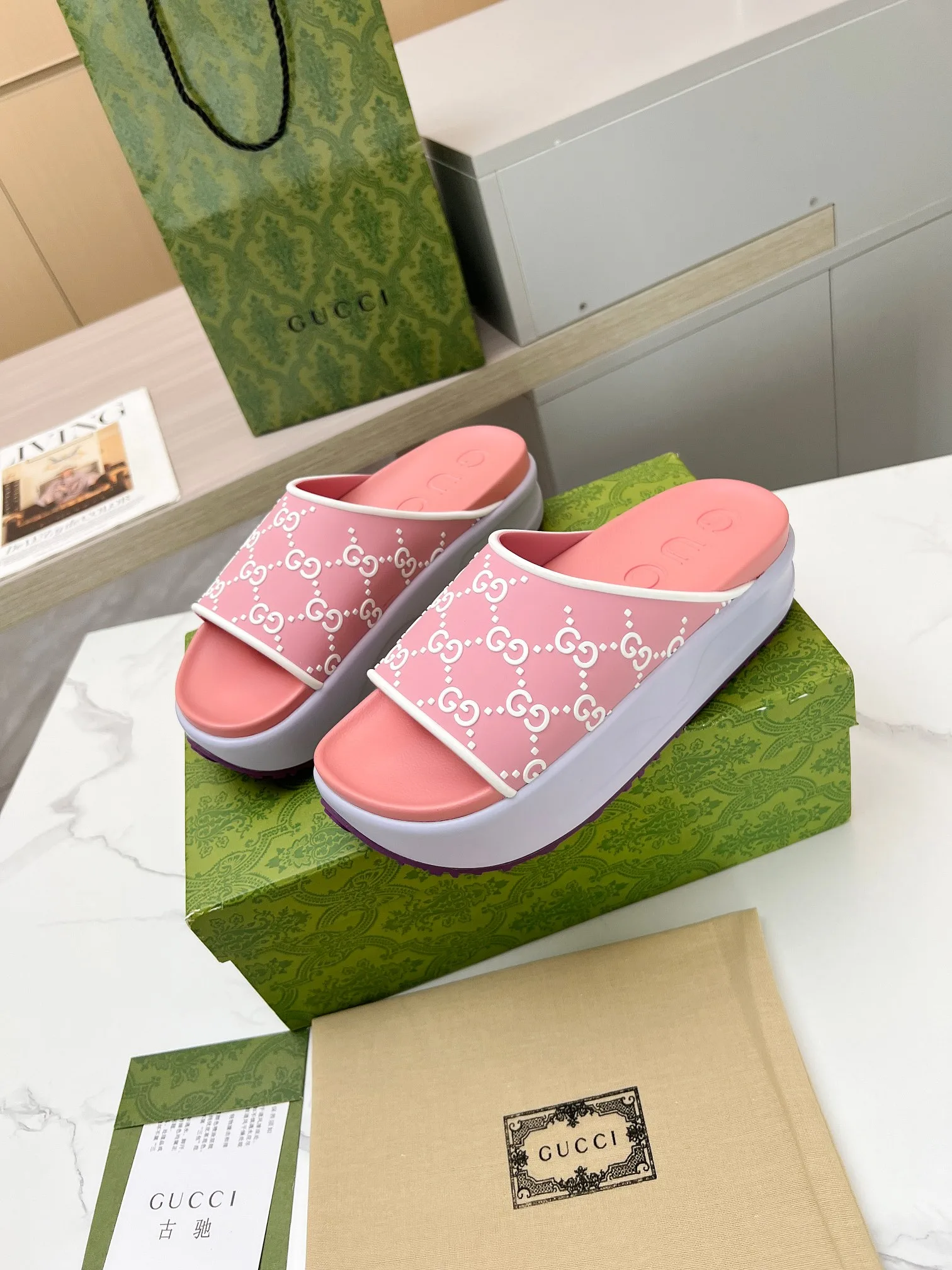 Premium Gucci Hausschuhe Preisgarantie Größen