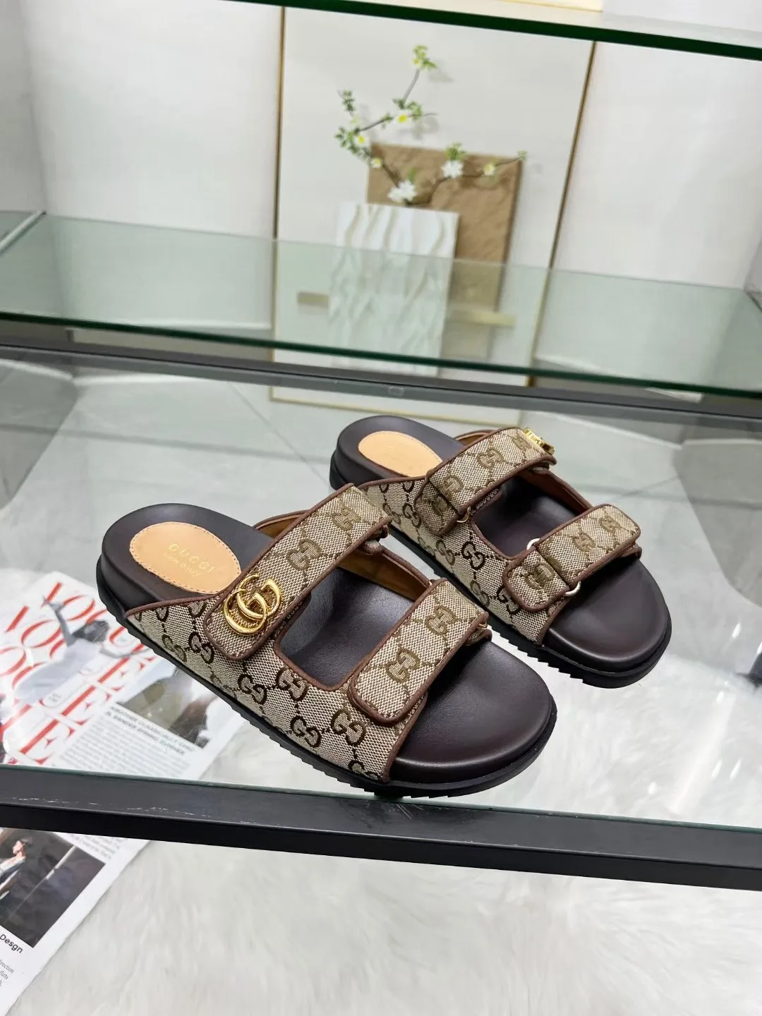 Luxus Gucci Sandalen Preisgarantie eingetroffen Boutiquen Gucci Sandalen