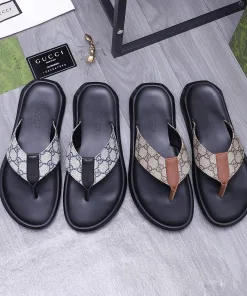 High Quality Gucci Hausschuhe GUCCI Anfrage Hochwertiges Lederfutter Gummisohle