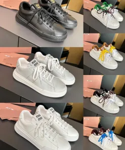 Luxury Miu Miu Einzelne Schuhe weiße Turnschuhe neuen weißen Sneaker Jahr sind