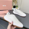 Luxus Miu Miu Weiße Sneaker Frühjahr Lässige Sneaker Forrest Gump