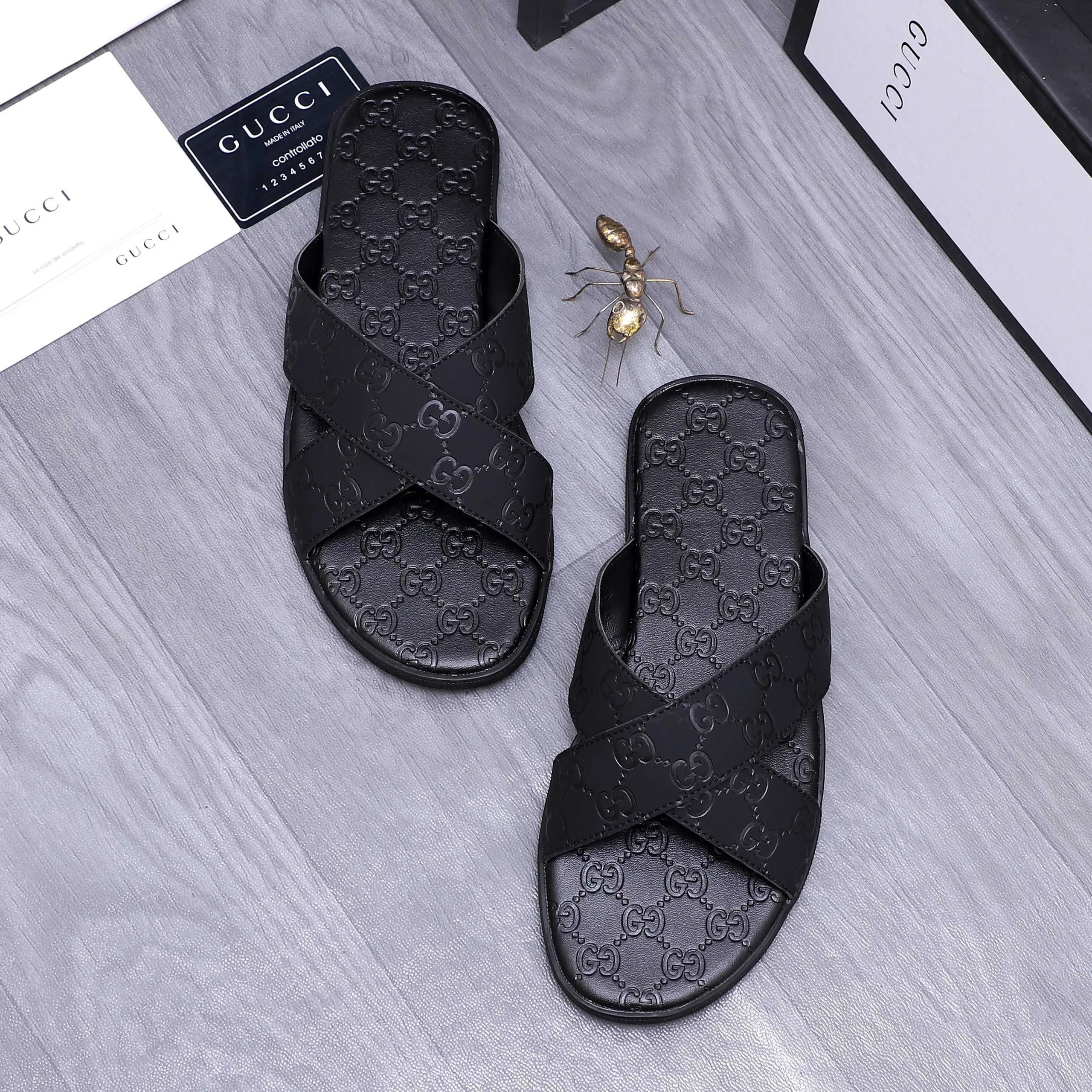 Premium Gucci Hausschuhe GUCCI eine Sonderanfertigung Umtausch Obermaterial