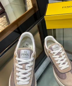 Premium Fendi Turnschuhe Tatsächlicher Preis Hochwertige Originalware Obermaterial
