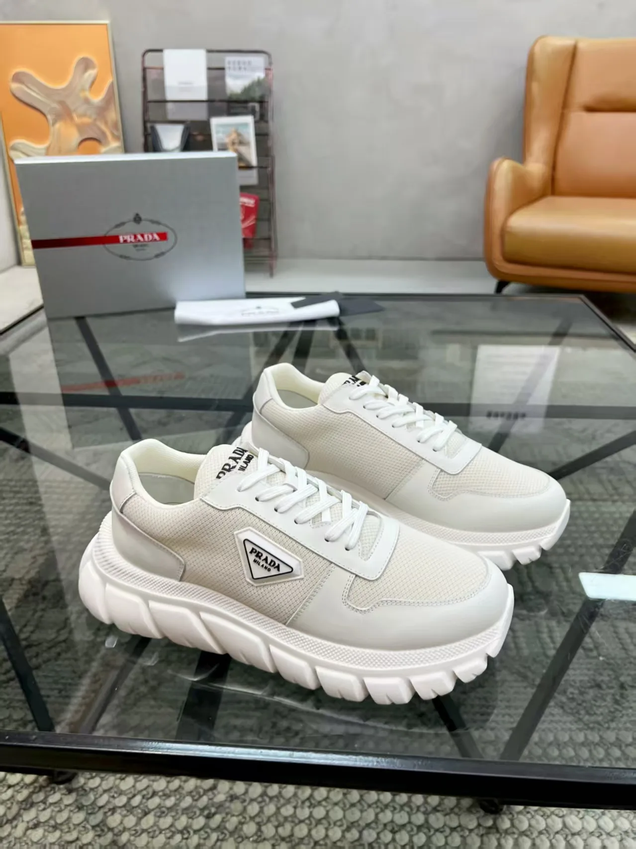 Premium Prada Turnschuhe Pradanew Sneaker Größen hochwertigste Replik