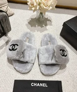 Premium Chanel Hausschuhe Tatsächlicher Preis Chanel Hausschuhe Wolle
