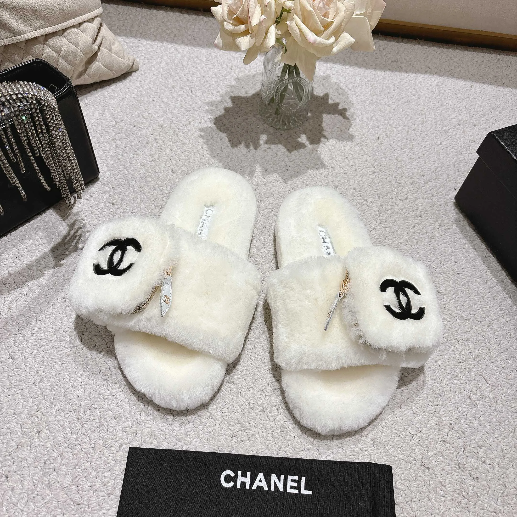 Luxus Chanel Hausschuhe Originalpreis Chanel Hausschuhe Wolle gerne