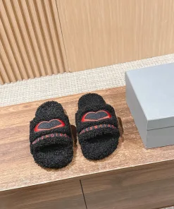 Luxus Balenciaga Hausschuhe Echter Preis Diese Fell sind