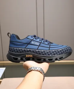 Premium CHEF HerrenFreizeitsportschuhe BOSS importiertem atmungsaktivem reiner Baumwolle