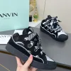 Luxus Lanvin Turnschuhe Farbspritzern verzierten deutschen Trainingsschuhe Real