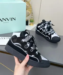 Luxus Lanvin Turnschuhe Farbspritzern verzierten deutschen Trainingsschuhe Real