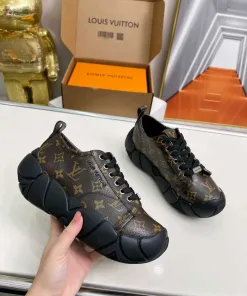 Premium Louis Vuitton Leinenschuhe Künstlerischer Nicolas Ghesqui Damengrößen keine