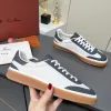 Premium Loro piana Lederschuhe Tennisschuhe Hochwertige Replika Weiche Kalbslederzunge Einsatz