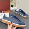 Luxus Loro Piana Lederschuhe Tennisschuhe Hochwertiger erstklassiger Zunge aus weichem Kalbsleder