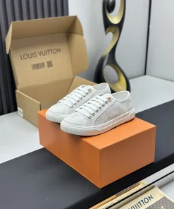 Luxus Louis Vuitton Weiße Sneaker Preisgarantie weiße Sneaker Originalware eigene
