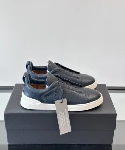 Hochwertige Zegna Turnschuhe flache Freizeitschuhe ZEGNA Trile Stitch