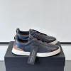 Luxus Zegna Turnschuhe flache Freizeitschuhe ZEGNA Trile Stitch