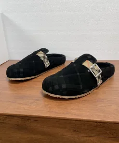 Hochwertige Burberry Sandalen Burberry Urchin Sandalen Herren Karomuster