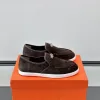 Luxury Hermes Loafer Herms Angenehm einen urbanen Größen