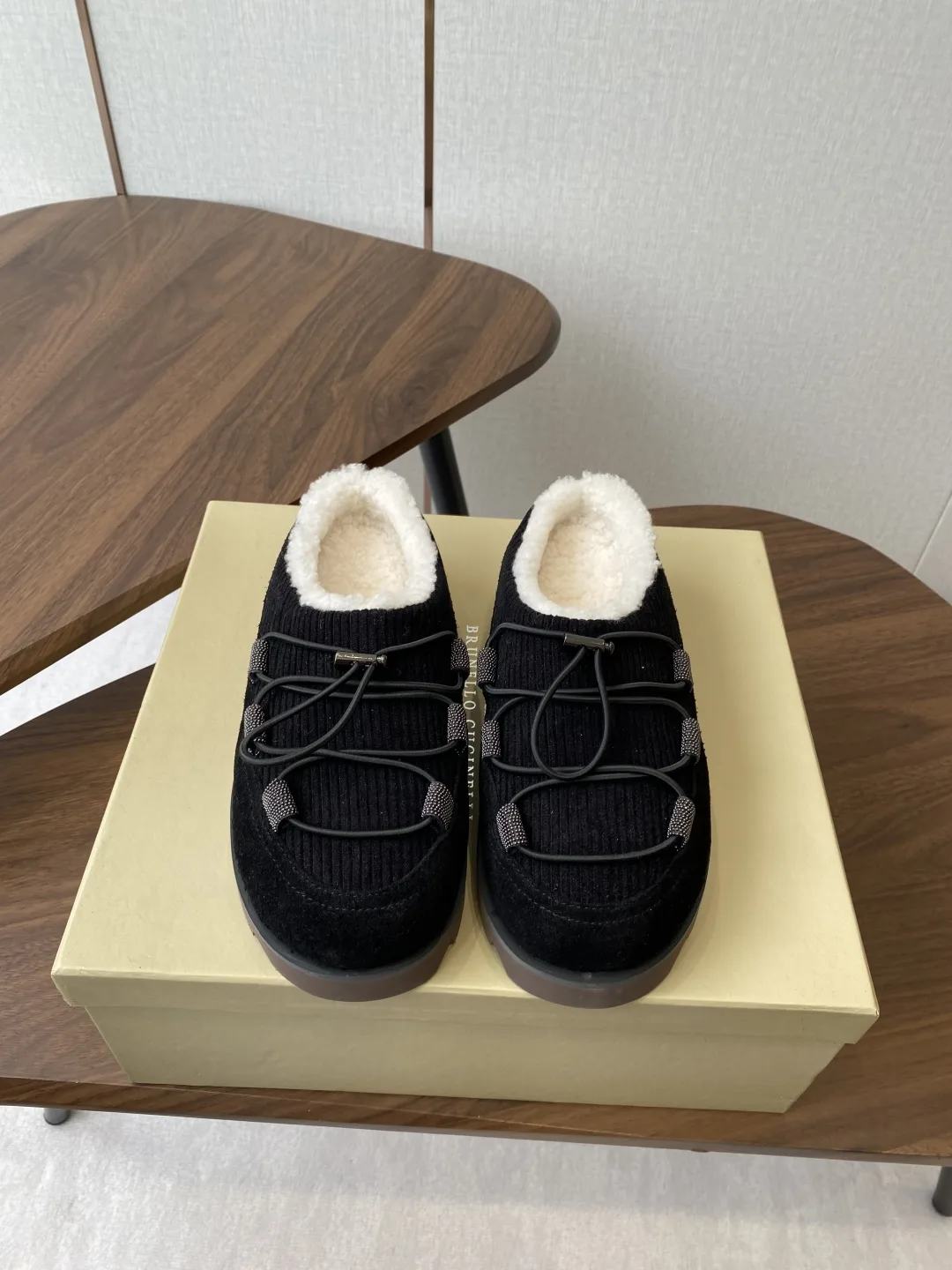 Luxus Brunello Cucinelli Schneestiefel Tatsächlicher Preis Brunello Cucinelli verkörpert