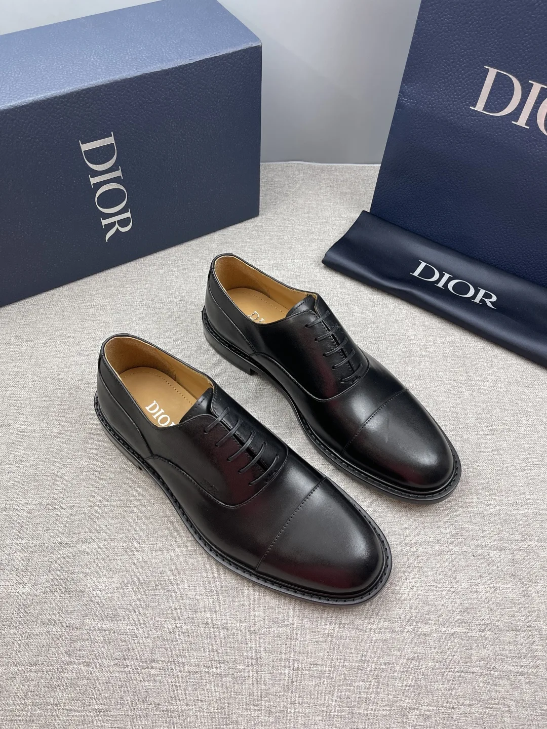 Luxus Dior Slipper Lederschuhe Hervorragende Eleganz passen hervorragend verschiedenen