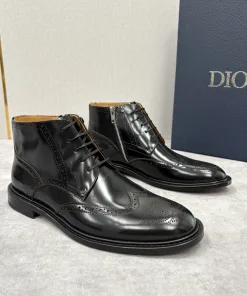 Luxury Dior Stiefeletten HerrenStiefeletten Lederschuhe Lederstiefel Diornew mittelhohe sind Meisterwerk Verschmelzung