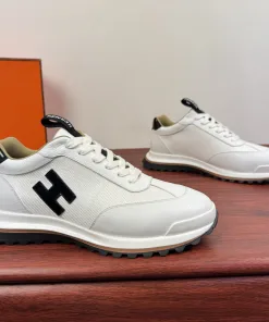 Luxus Hermes Lederschuhe Neue Dynamische Freizeitschuhe luxuriösen Materialien