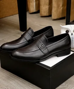 Hochwertige Gucci Lederschuhe Aktualisiert offizielle Website
