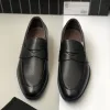 High Quality Zegna Slipper Lederschuhe Freizeitschuhe aus Leder Zegna Original elegante europäische amerikanisch