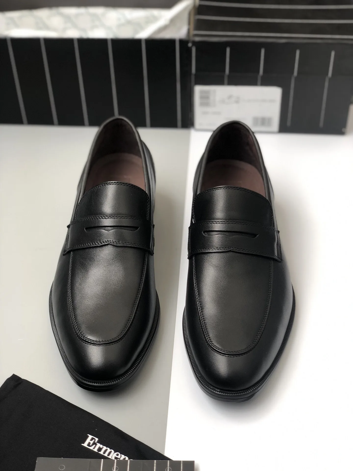 Luxus Zegna Slipper Herrenlederschuhe Lederschuhe neue Zegna Brogues sind Diese