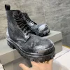 Premium Balenciaga DerbySchuhe Hochwertige Gefertigt importiertem Nylon Lederinnensohle