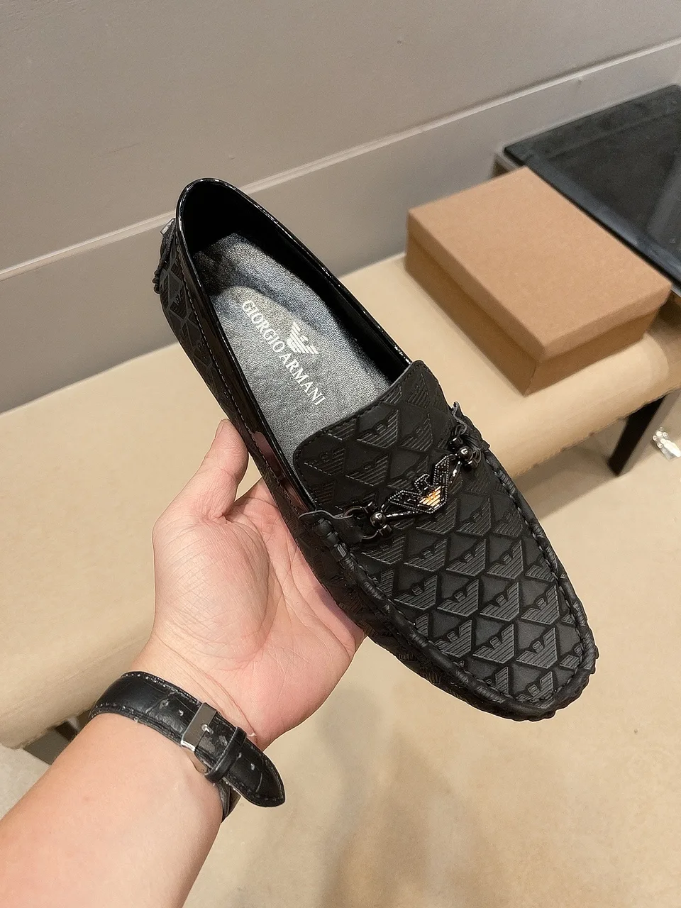 Premium Armani Laufschuhe Marke offiziell neuer trendige Schuhe