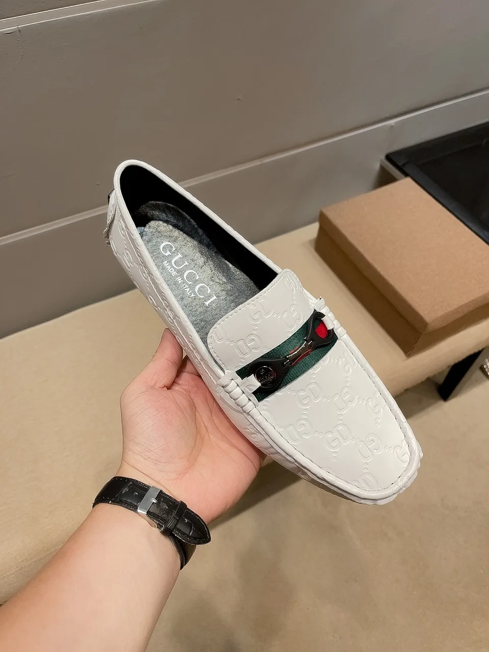 Premium Gucci Loafer offiziell Gucci präsentiert neueste trendigen