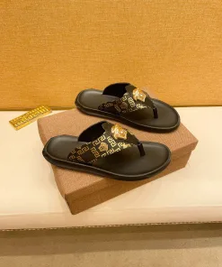 Premium Versace Herrenpantoffeln Hausschuhe Größen hochwertiger origineller Obermaterial