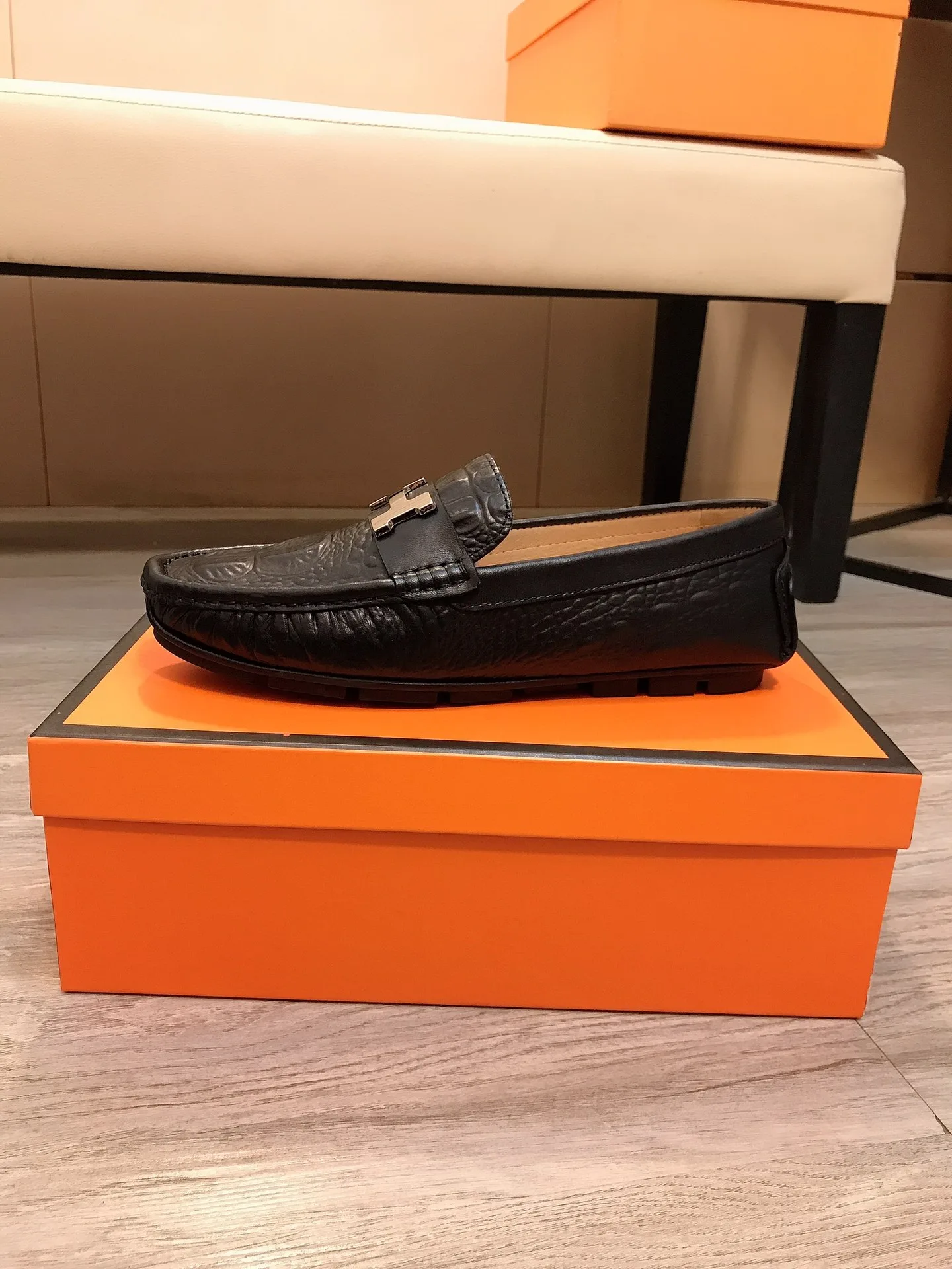 Premium Hermes Loafer-Slipper