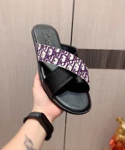 Luxus-Dior-Hausschuhe, neu gefertigt, original importiertem exquisitem