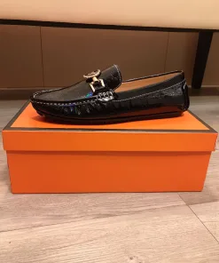 Hochwertiger Armani Loafer Neue Autofahren jetzt