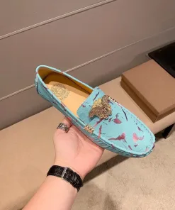 Premium Versace einzelne Schuhe Original Versace Obermaterial importiertem italienischem