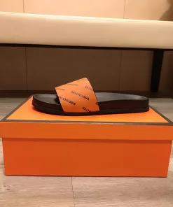 Hochwertige Balenciaga Hausschuhe Hausschuhe Obermaterial importiertem italienischem Leder