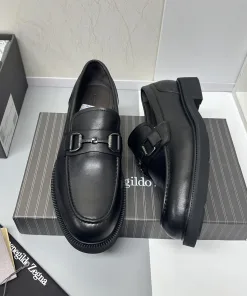 Premium Zegna Herrenlederschuhe Lederschuhe neuen Ermenegildo Zegna Garonne Flex