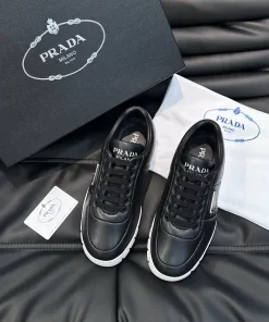 Premium Prada Lederschuhe Premium Originaldesign detailgetreu Gefertigt mattem