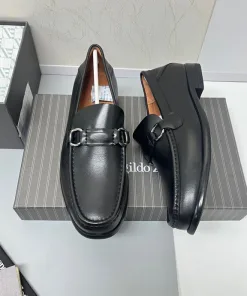 Hochwertige Zegna Herrenlederschuhe Lederschuhe Neue Ermenegildo Zegna Vittorio seltenes