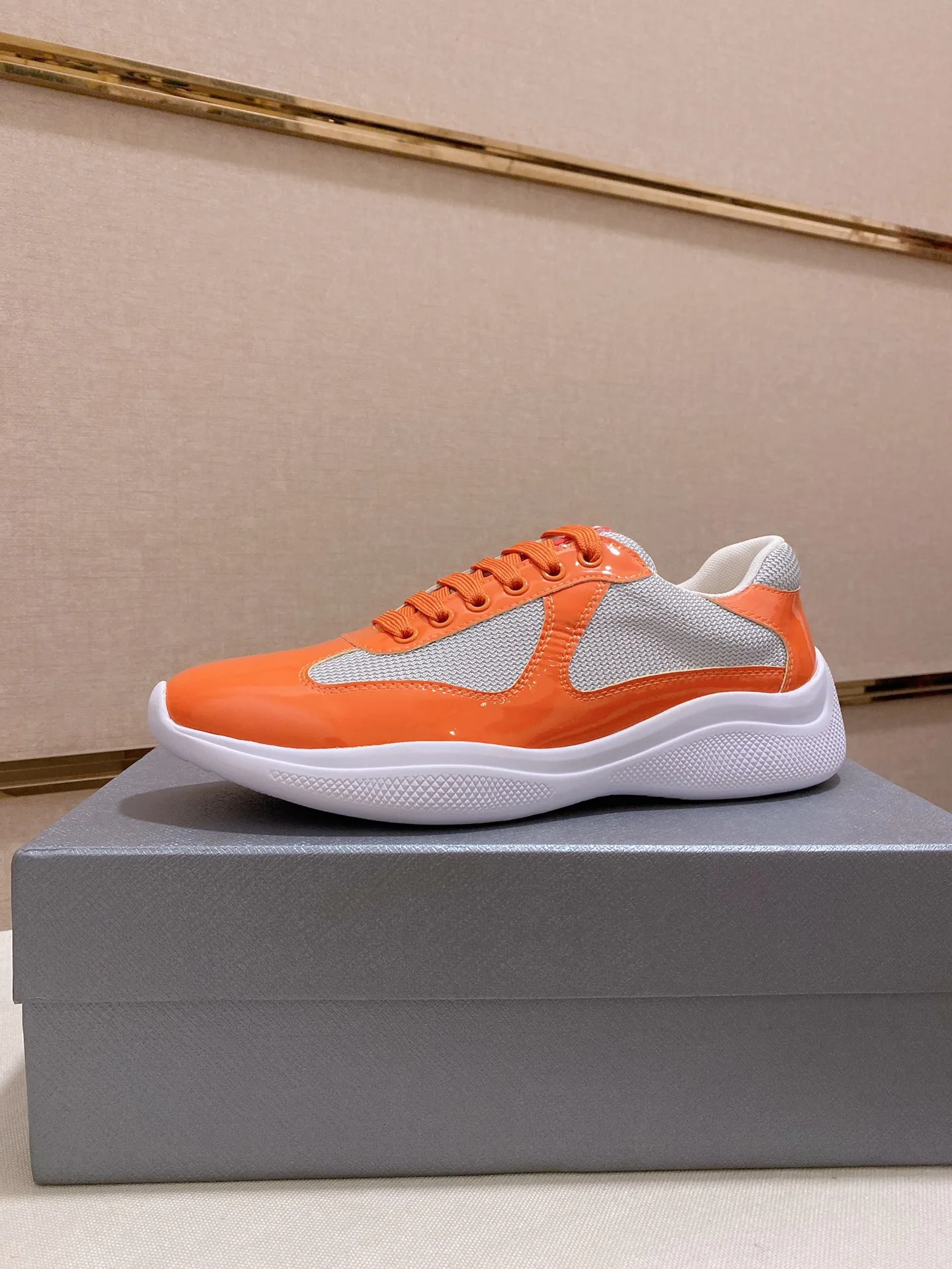 High Quality Prada HerrenFreizeitsportschuhe Neues Prada hochwertiges doppellagiges importiertes