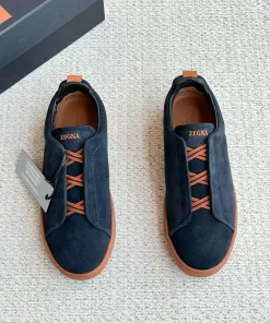 Premium Zegna Freizeitschuhe Lederschuhe neuen ERMENEGILDO ZEGNA COUTURE limitierter