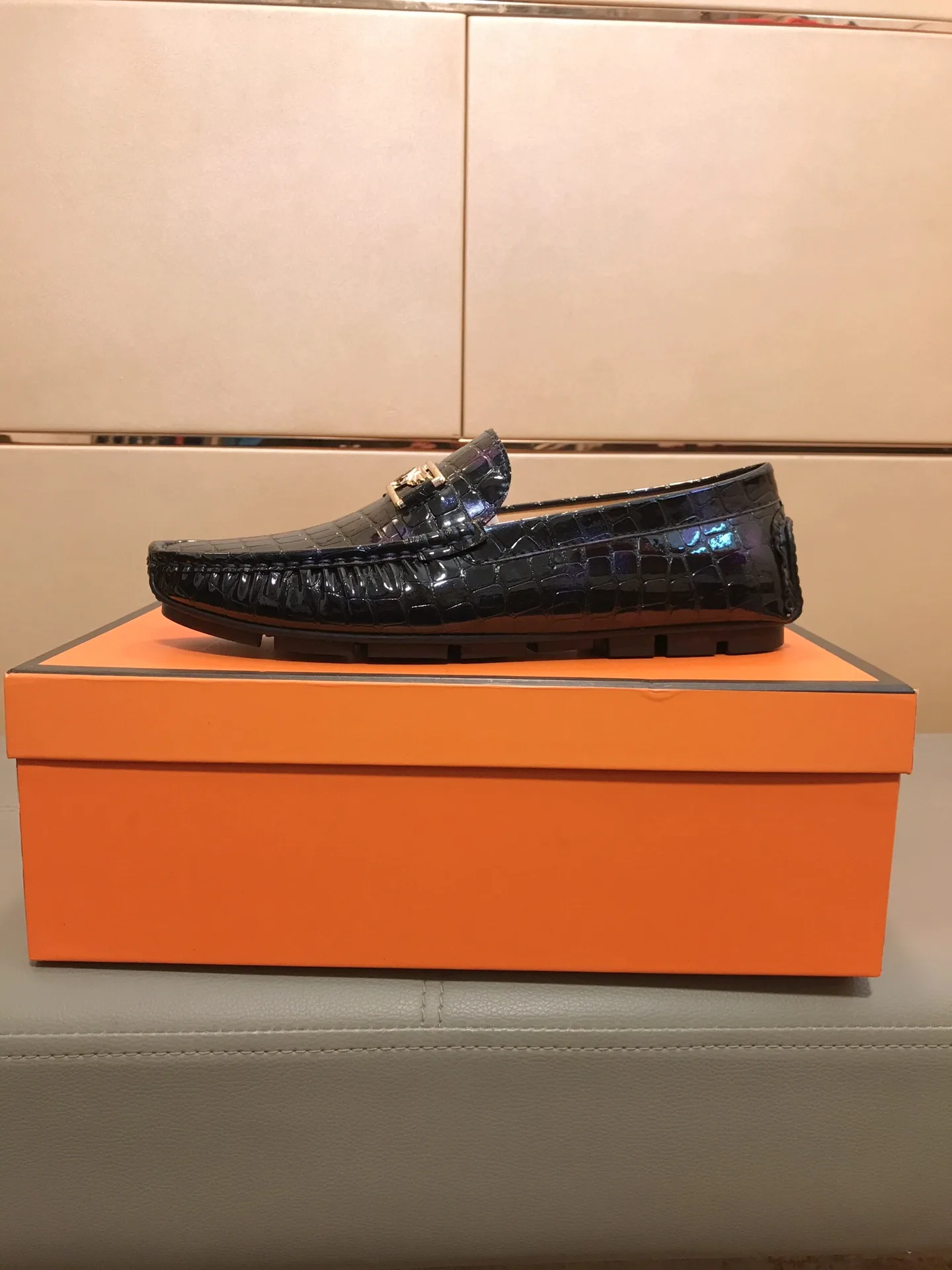 Hochwertiger Burberry Loafer Lässige Loafer