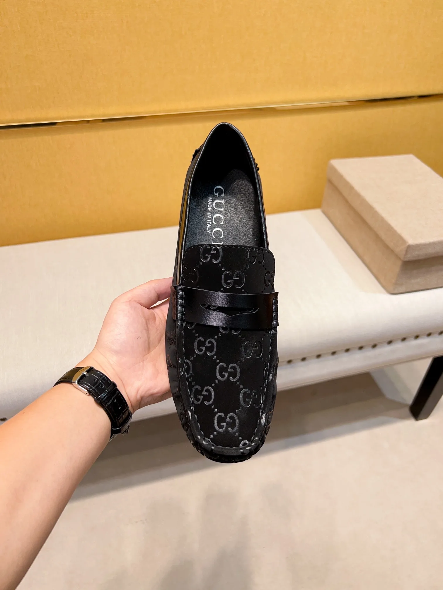 Hochwertige Gucci Loafer neueste Gucci Herren sind weltweit