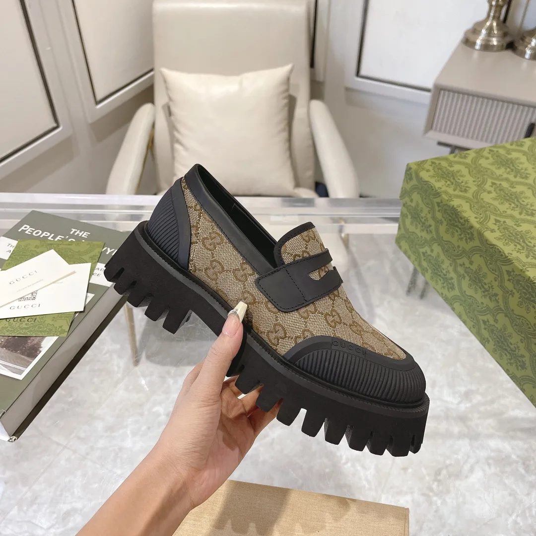Luxus Gucci Loafer neue Loafer Preisgarantie geben klassisch