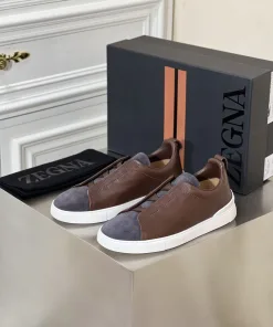 Luxury Zegna HerrenFreizeitsportschuhe Lässige Diese Sneaker haben einen