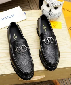 Luxus Louis Vuitton Lederschuhe BusinessLederschuhe Freizeitschuhe Leder