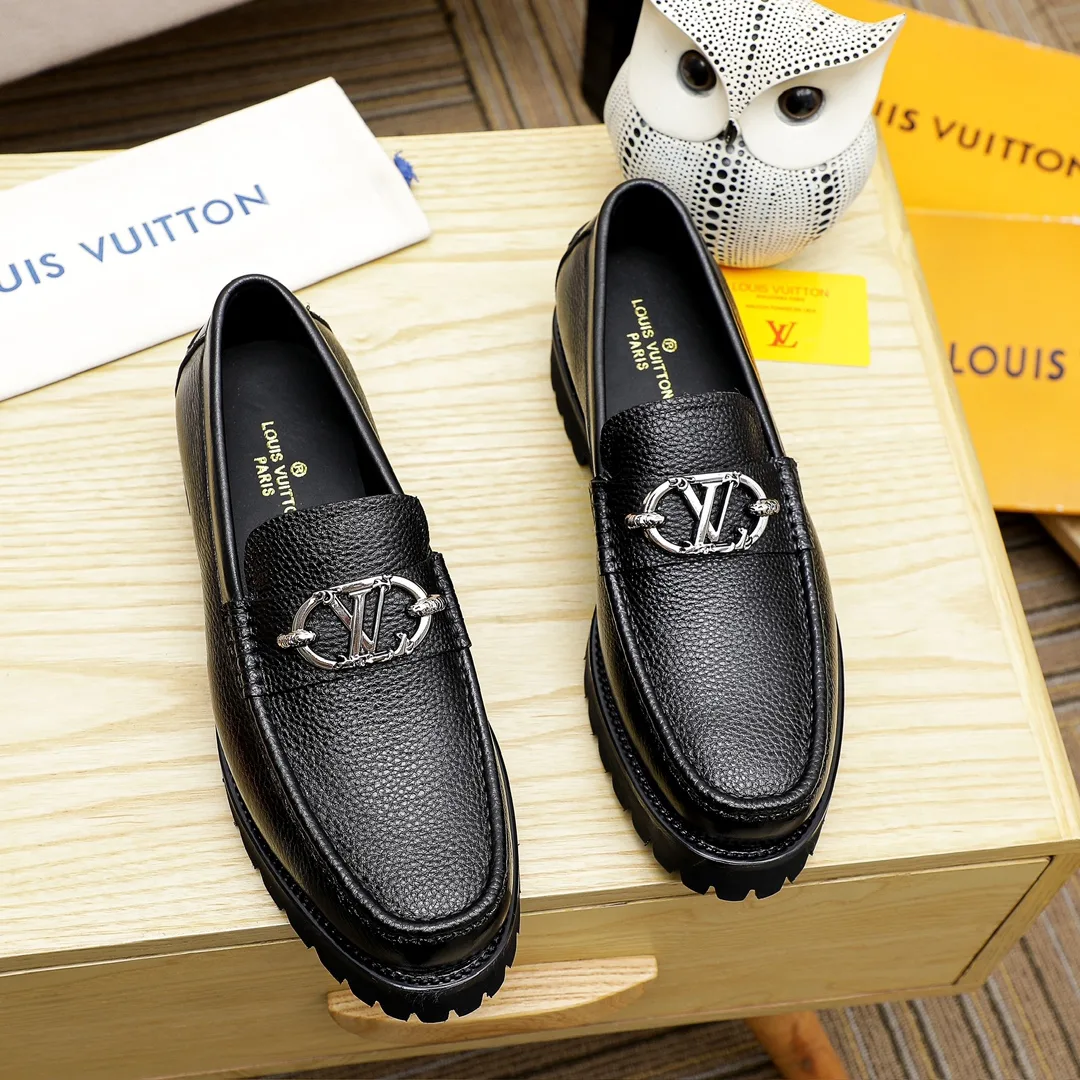 Luxus Louis Vuitton Lederschuhe BusinessLederschuhe Freizeitschuhe Leder